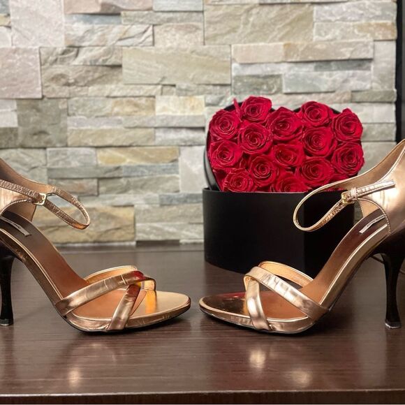 Miu Miu Rose metallic Heels - Size 38. PRICE DROP ‼️‼️‼️‼️‼️ - Picture 8 of 10